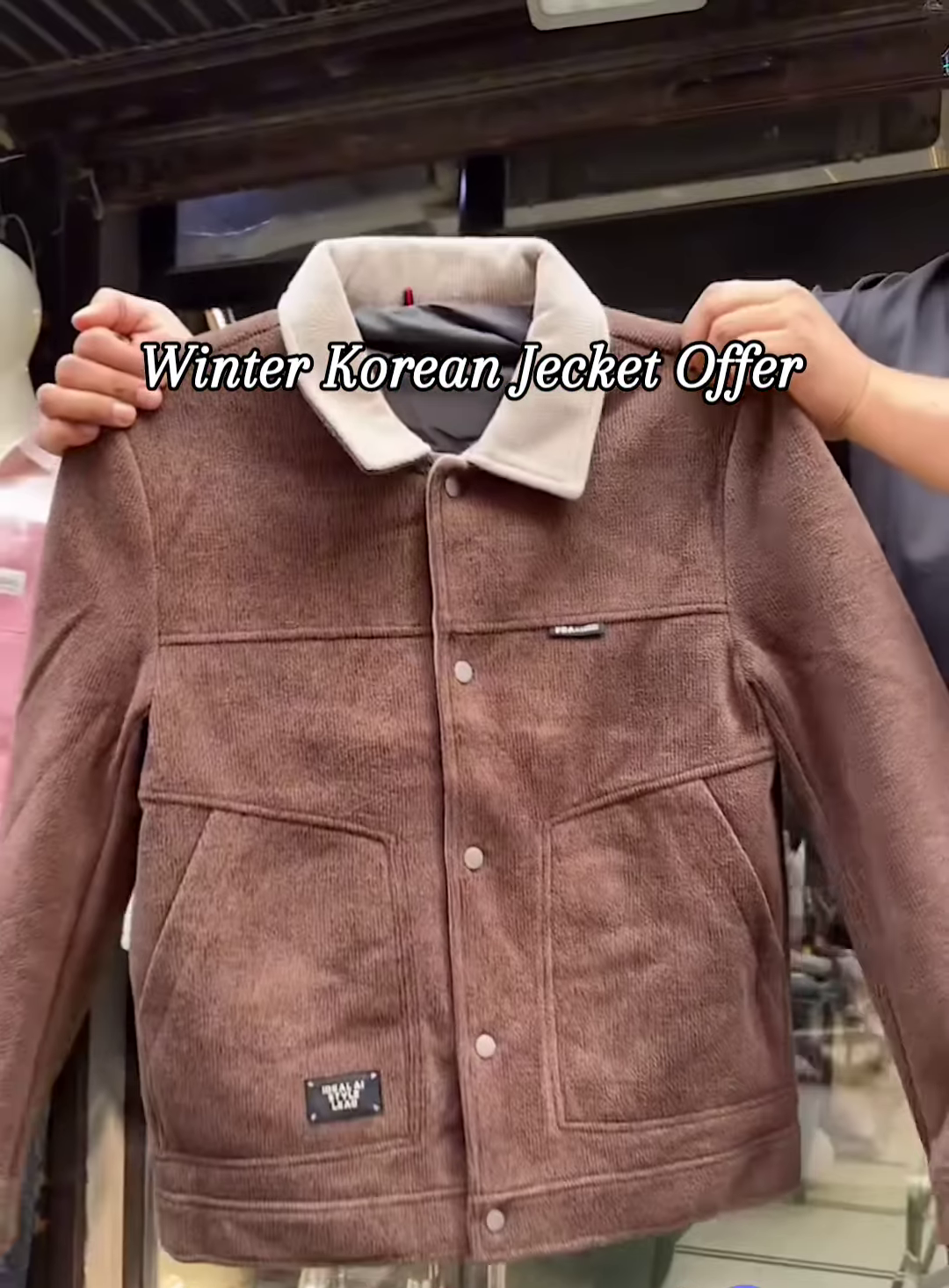 Trendy Grey Winter Korean Jacket – Cozy Up in Ultimate Style! ❄️🧥