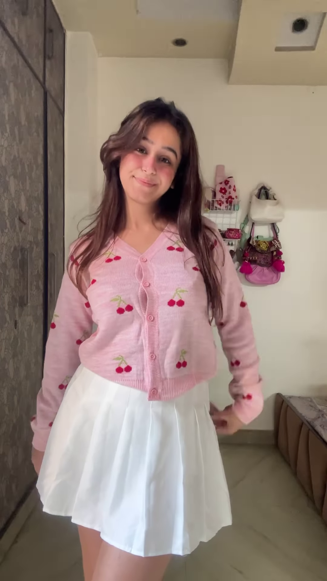 Playful Embroidered Knit Cardigans 🧶🌈🍒 – Cherry, Rainbow & Floral Variants - Image 2