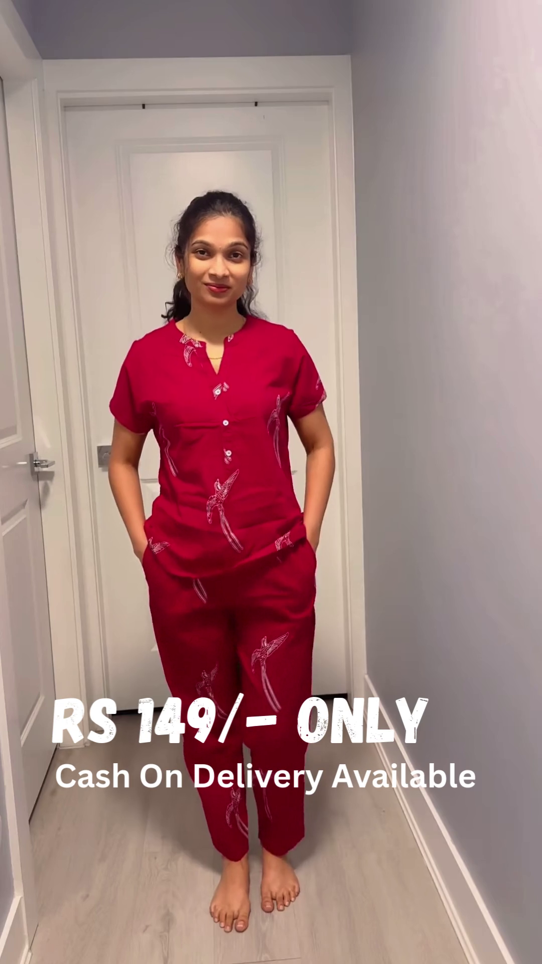 Floral Cotton Co-Ord Set – Relaxed Elegance - Image 2