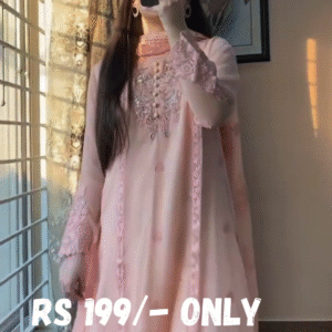 Blush Pink Embroidered Chiffon Suit – A Dreamy Blend of Elegance & Grace