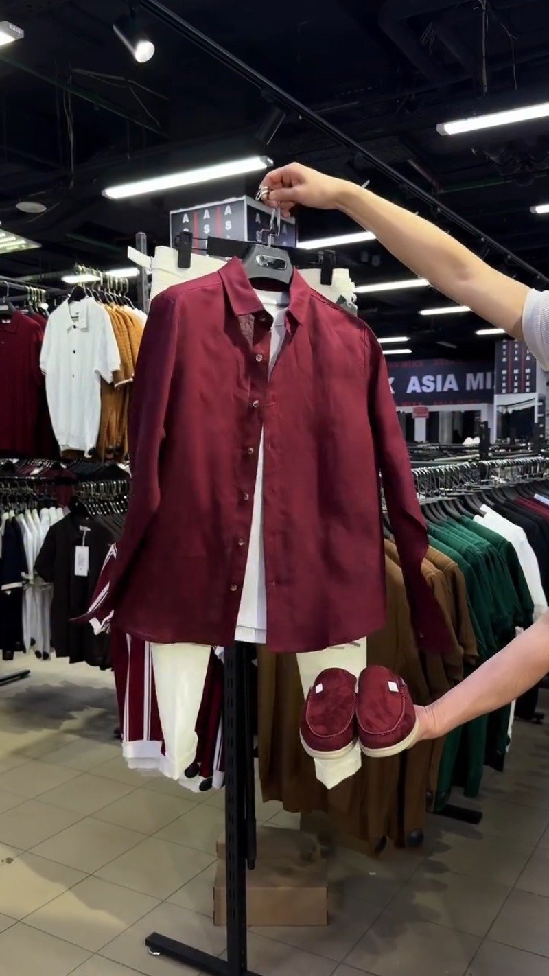 Modern Maroon & White Layered Shirt Set β Available in Maroon & White