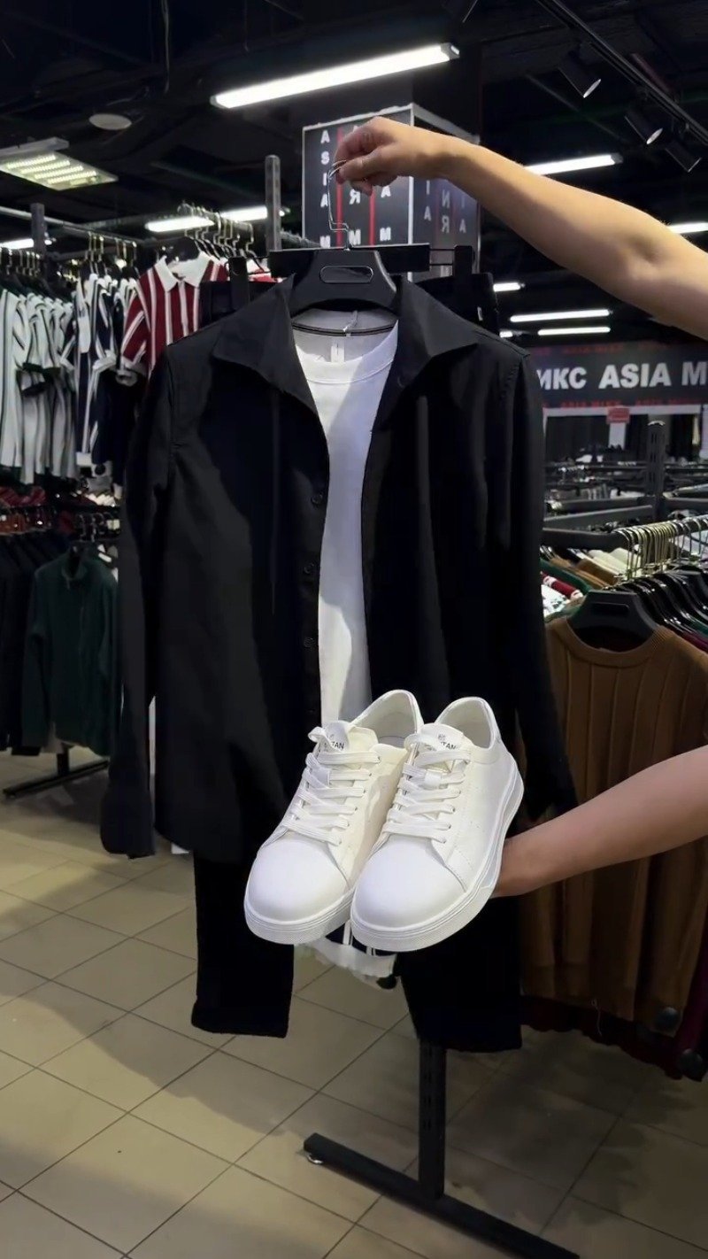 Contemporary Minimalist Layered Black & White Ensemble β Available in Black & Neutral Tones